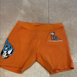 Chrome hearts Matty boy Orange Graphic Shorts